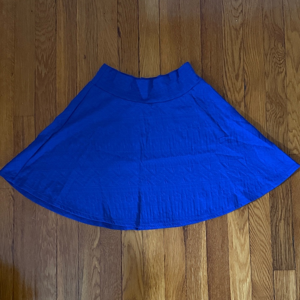Charlotte Russe Blue Circle Skirt